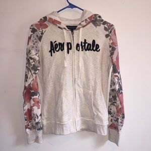Aeropostale floral hoodie